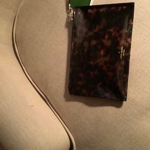 New with Tags Kate Spade Tortoise Pencil Pouch